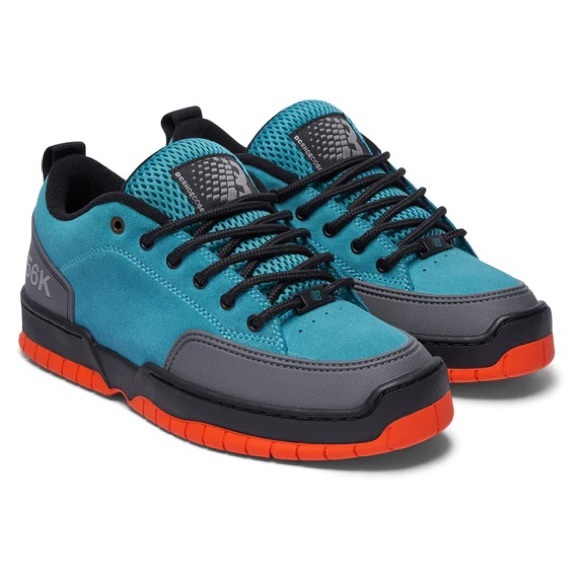 DC X BRONZE 56K CLOCKER 2 LIMITED EDITION SKATEBOARDING SHOE (DARK TEAL). - Picture 2 of 2